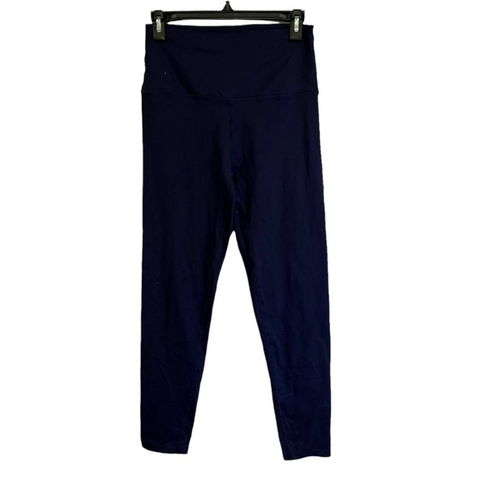 8. LULULEMON Blue High Waist Yoga Pants (2)